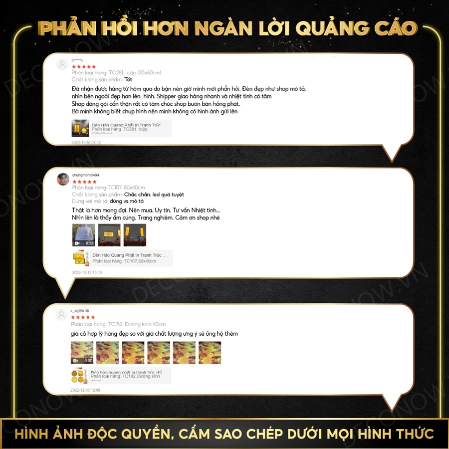 Đèn Hào Quang Phật In Tranh Trúc Chỉ CNC DECORNOW DCN-TCC14