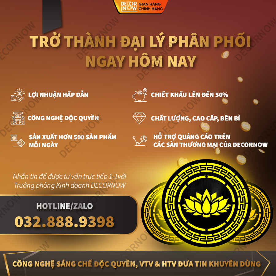 Đèn Hào Quang Phật In Tranh Trúc Chỉ CNC DECORNOW DCN-TCC22