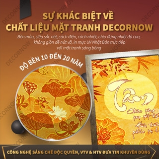 Tranh Trúc Chỉ Bộ Đối In Chữ Thư Pháp DECORNOW DCN-TC311