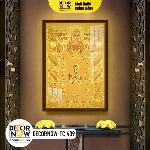 Bài Vị Thần Tài Thổ Địa DECORNOW DCN-TC199