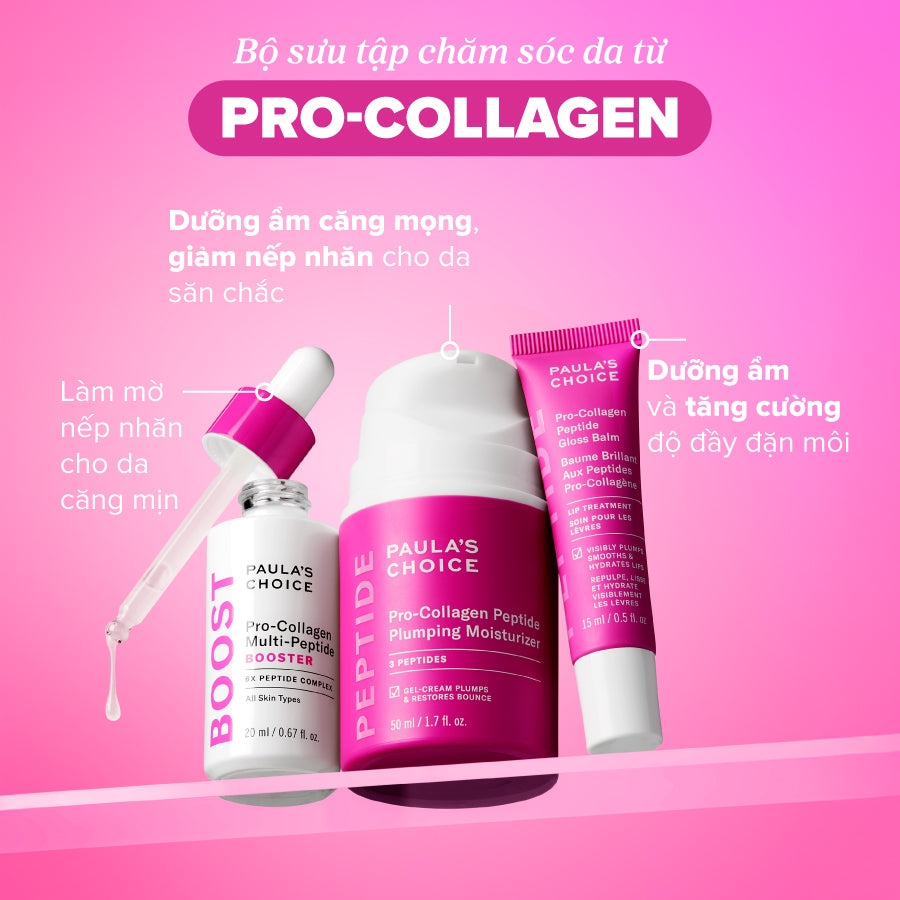 Tinh chất làm căng mịn làm giảm nếp nhăn và săn chắc da Pro-Collagen Multi-Peptide Booster