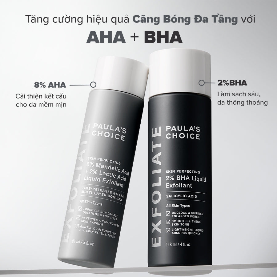 Dung dịch loại bỏ tế bào chết Skin Perfecting 2% BHA Liquid Exfoliant