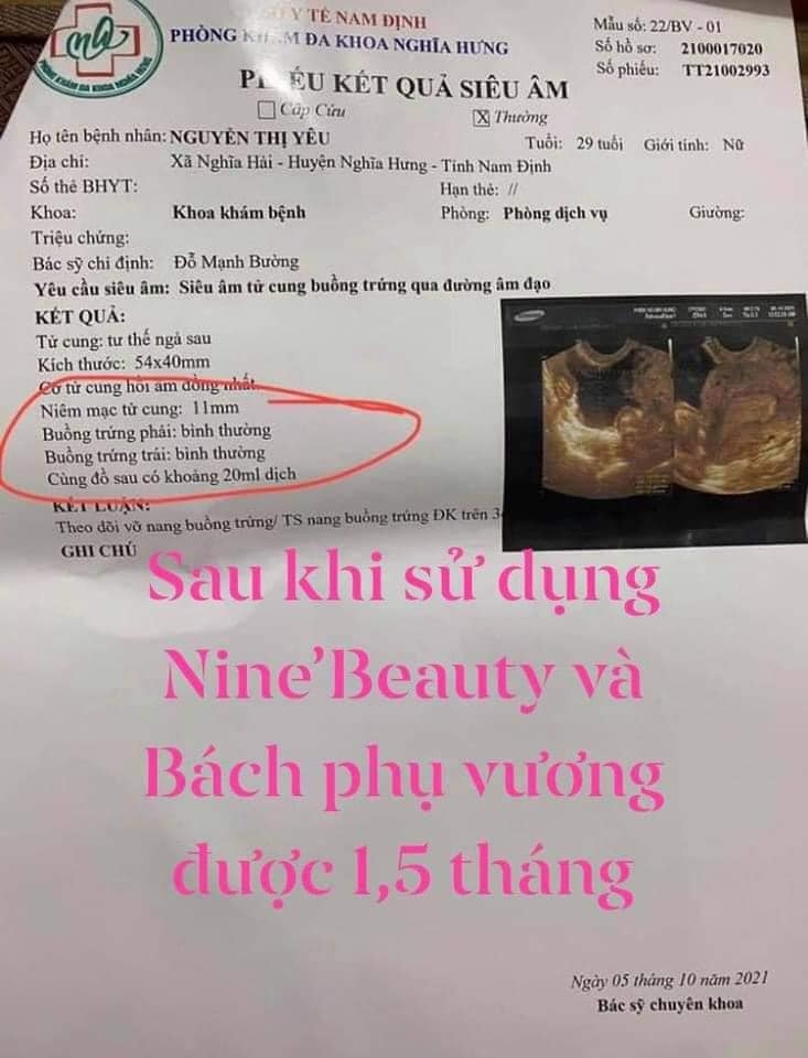 Bách Phụ Vương 40 Viên Hỗ Trợ Điều Trị U Xơ Tử Cung, U Xơ Tuyến Vú, U Xơ Tiền Liệt Tuyến, Giảm Sự Phát Triển của U Xơ Tử Cung, U Xơ Tuyến Vú, U Xơ Tuyến Tiền Liệt, Phì Đại Lành Tính Tiền Liệt Tuyến Phan An Green Nine's Beauty