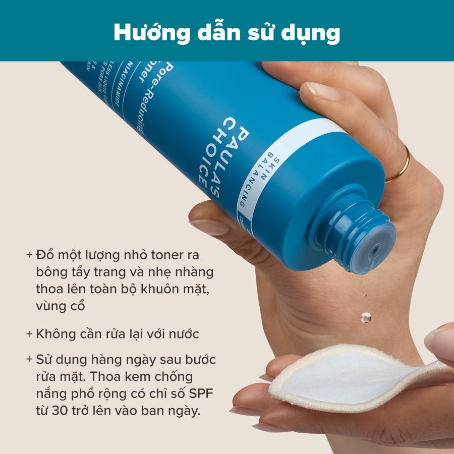 Nước cân bằng độ ẩm và thu nhỏ lỗ chân lông Skin Balancing Pore-Reducing Toner