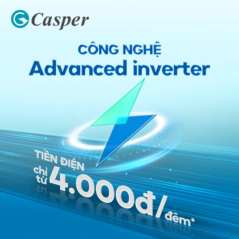 Khuyến mại Chính hãng [Lắp đặt 0Đ HCM/ HN] Máy lạnh/ Điều hòa Casper Inverter ProAir 1 chiều 1HP GC-09IB36 - Bảo hành 3 năm