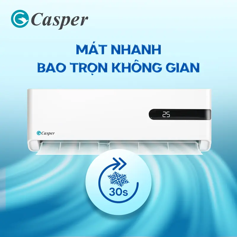 Khuyến mại Chính hãng [Lắp đặt 0Đ HCM/ HN] Máy lạnh/ Điều hòa Casper Inverter ProAir 1 chiều 1HP GC-09IB36 - Bảo hành 3 năm