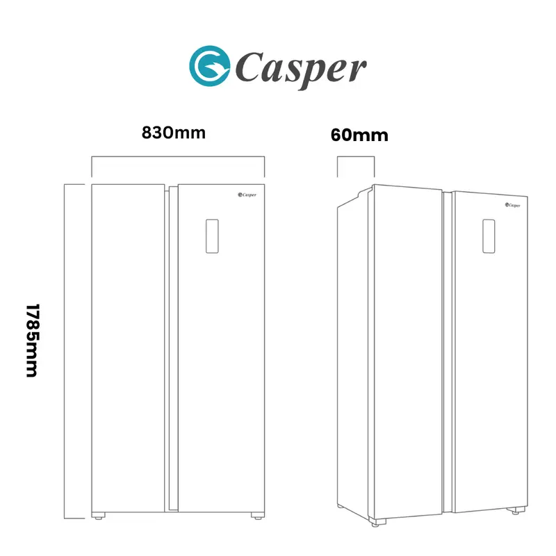 [Khuyến mại] Chính hãng Tủ lạnh Casper Inverter 458 lít RS-460PBW Mới 100% bảo hành chính hãng giá rẻ nhất thị trường