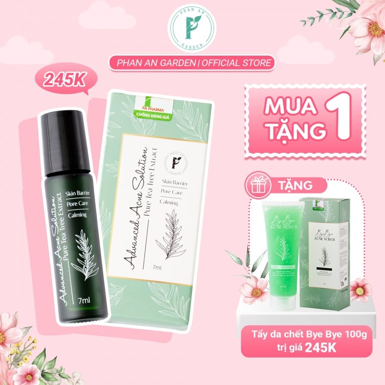 Serum trị mụn tinh chất tràm trà Phan An Garden Vũ Trụ Khỏe Đẹp