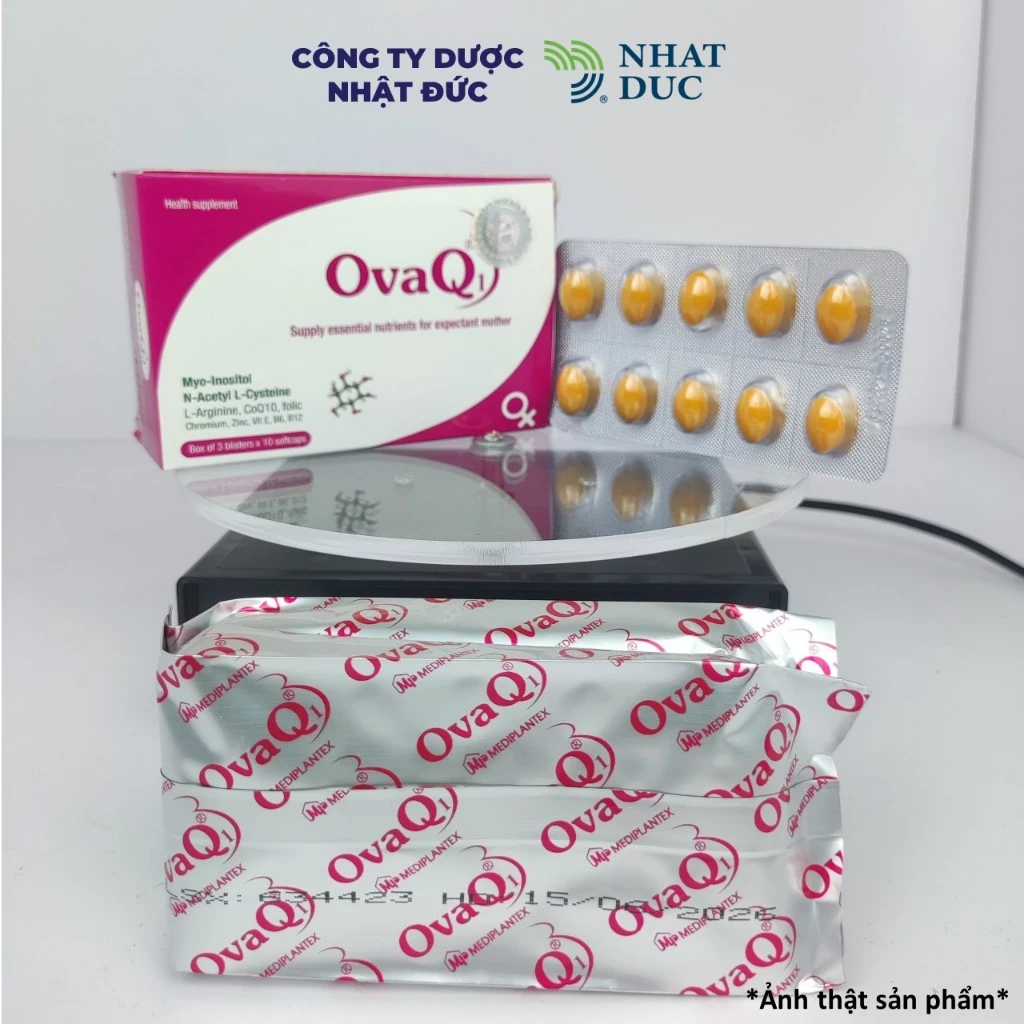 tpbvsk OvaQ1 Bổ trứng giúp thụ thai - mua bản plus thêm cẩm nang dinh dưỡng, canh trứng, bổ trứng - Nhật Đức