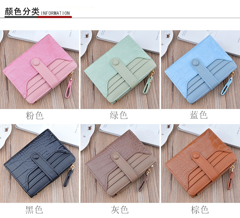 Ví Nữ Mini Cầm Tay Nhiều Ngăn Để Thẻ Cao Cấp Sang Trọng Phong Cách Hàn Quốc TVNN503