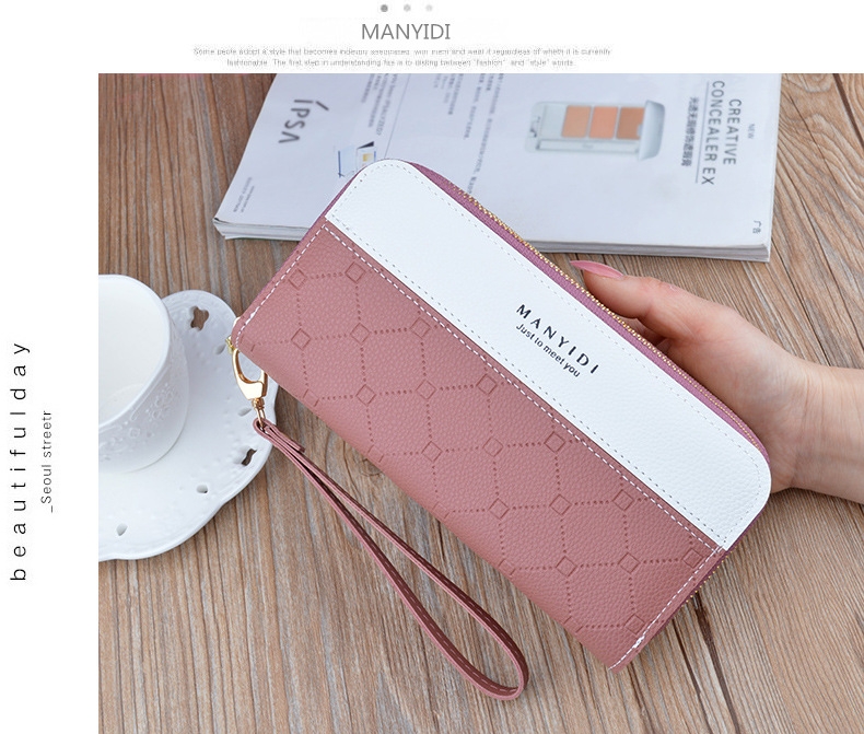 Ví Cầm Tay Nữ Dài Cao Cấp Phong Cách Hàn Quốc TVNN464