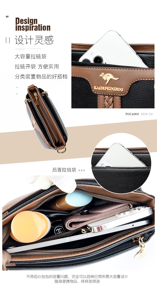 Túi Xách Nữ Đeo Vai Cao Cấp Phong Cách Hiện Đại Âu Mỹ TVNN459