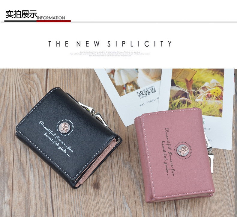 Ví Nữ Mini Cầm Tay Nhiều Ngăn Để Thẻ Cao Cấp Sang Trọng Phong Cách Hàn Quốc TVNN501