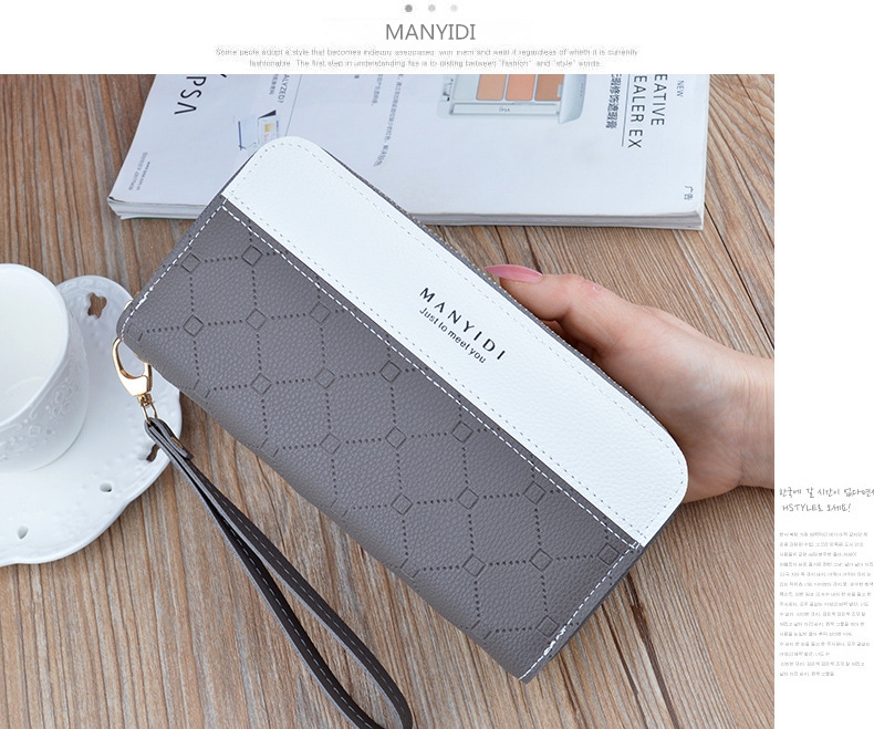 Ví Cầm Tay Nữ Dài Cao Cấp Phong Cách Hàn Quốc TVNN464