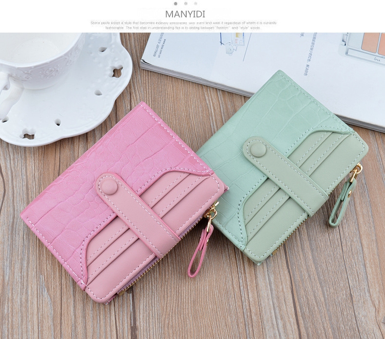 Ví Nữ Mini Cầm Tay Nhiều Ngăn Để Thẻ Cao Cấp Sang Trọng Phong Cách Hàn Quốc TVNN503