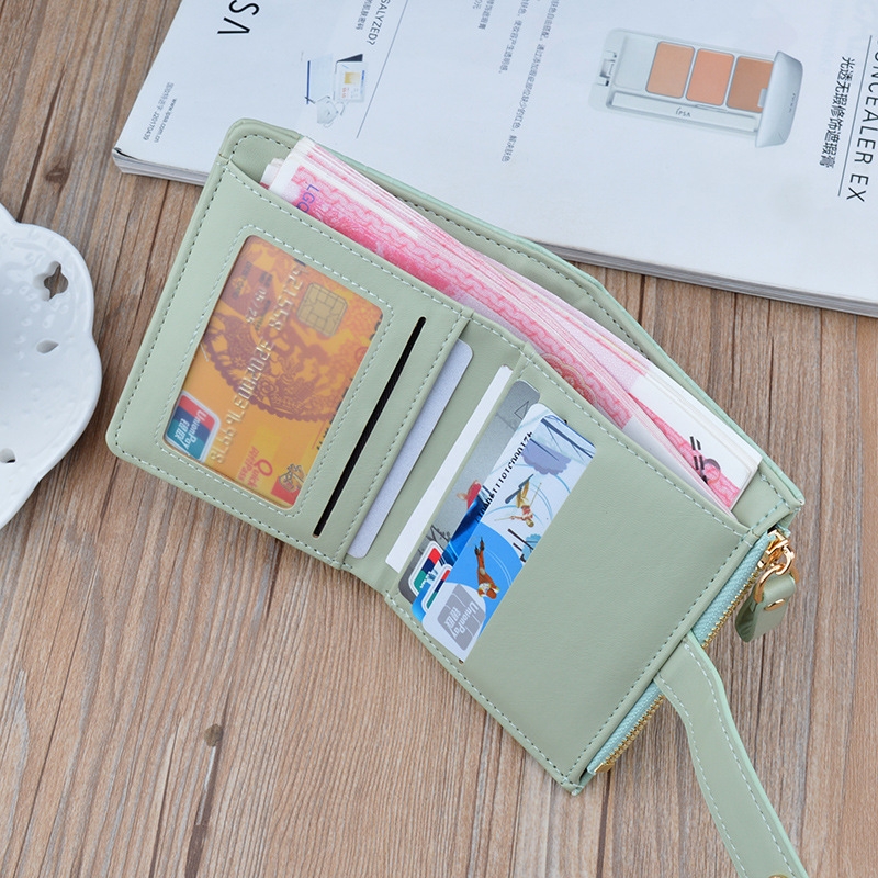 Ví Nữ Mini Cầm Tay Nhiều Ngăn Để Thẻ Cao Cấp Sang Trọng Phong Cách Hàn Quốc TVNN503