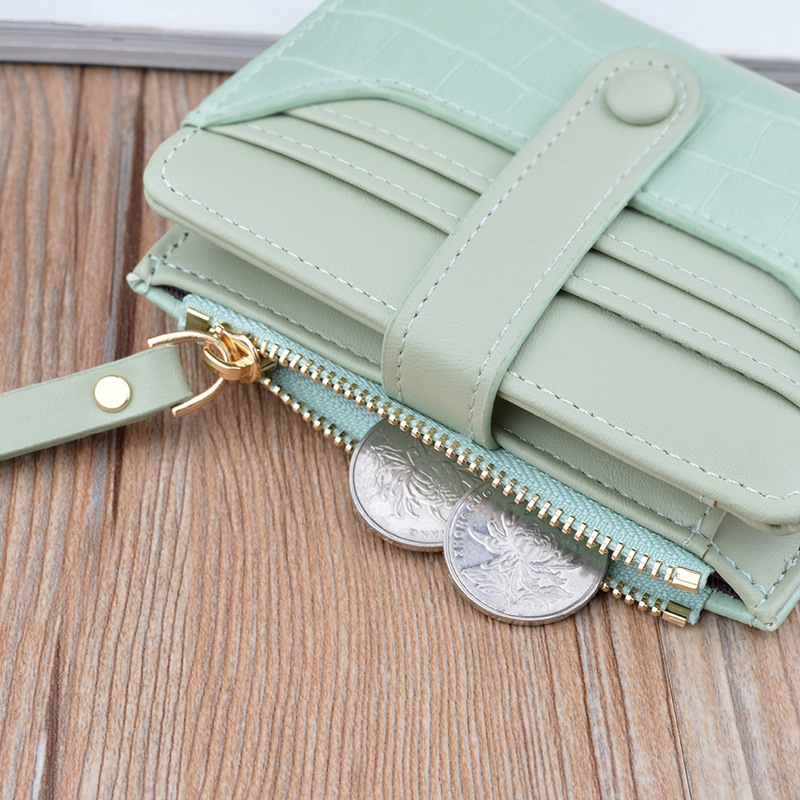 Ví Nữ Mini Cầm Tay Nhiều Ngăn Để Thẻ Cao Cấp Sang Trọng Phong Cách Hàn Quốc TVNN503