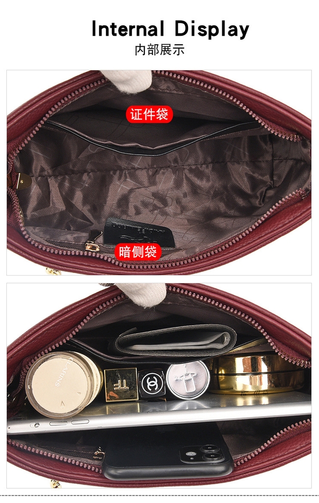 Túi Xách Nữ Đeo Vai Cao Cấp Phong Cách Hiện Đại Âu Mỹ TVNN490