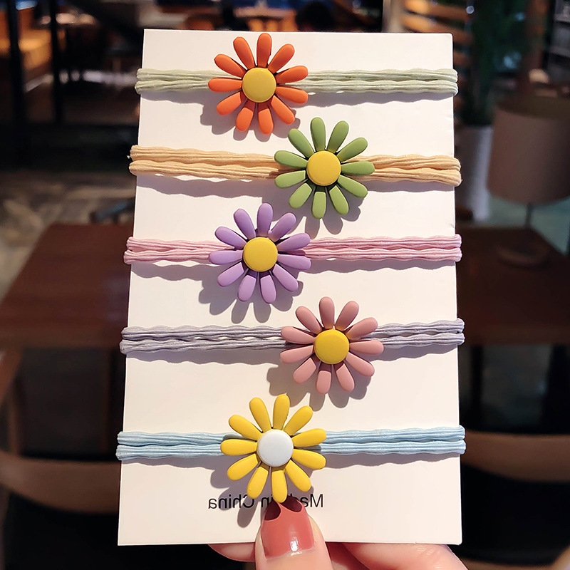 Dây Cột Tóc Hoa Cúc Dễ Thương PK101