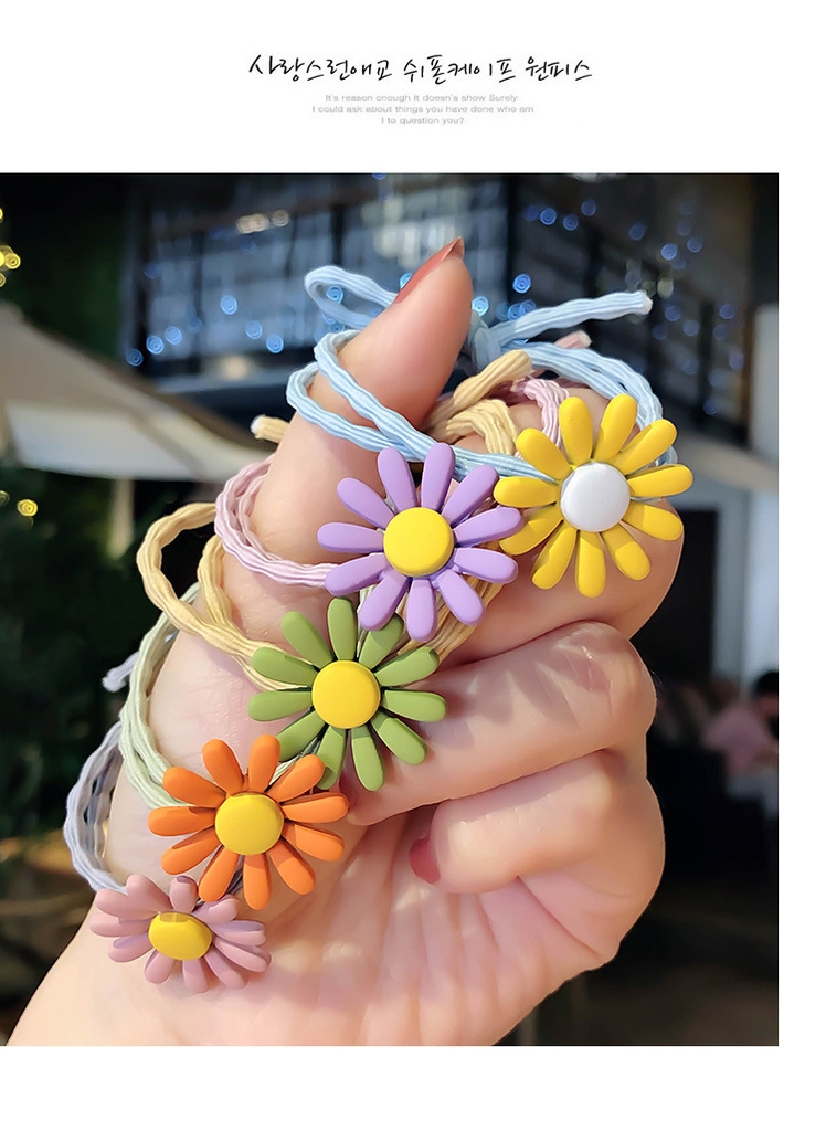 Dây Cột Tóc Hoa Cúc Dễ Thương PK101