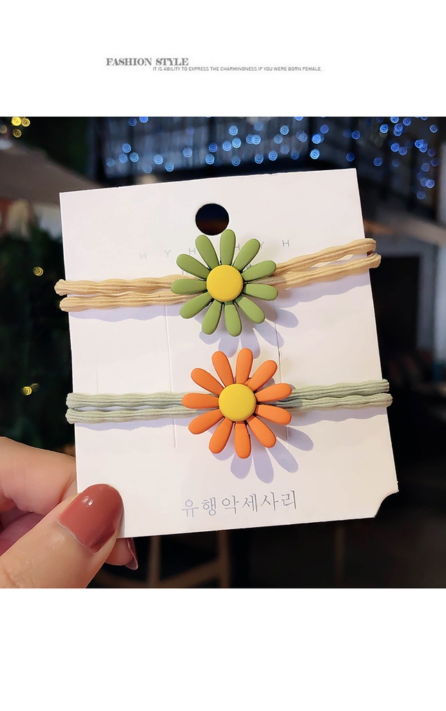 Dây Cột Tóc Hoa Cúc Dễ Thương PK101