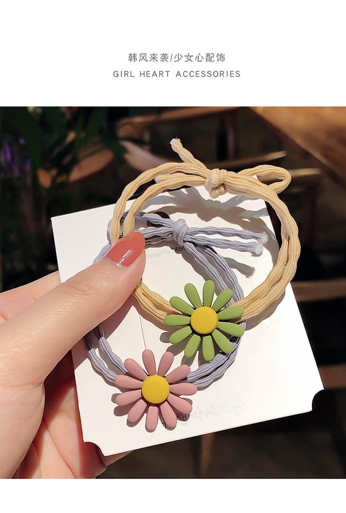 Dây Cột Tóc Hoa Cúc Dễ Thương PK101