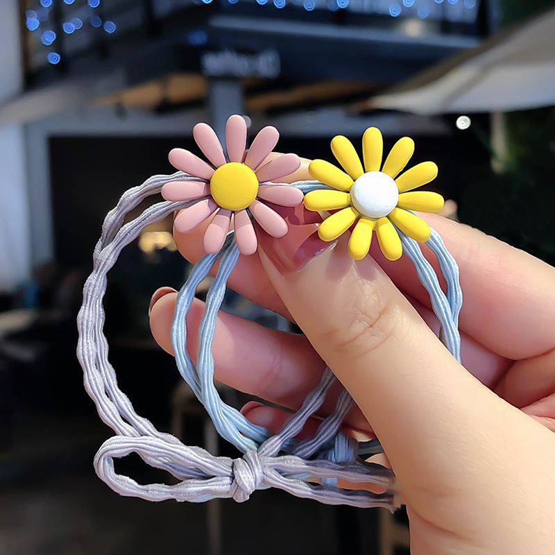 Dây Cột Tóc Hoa Cúc Dễ Thương PK101