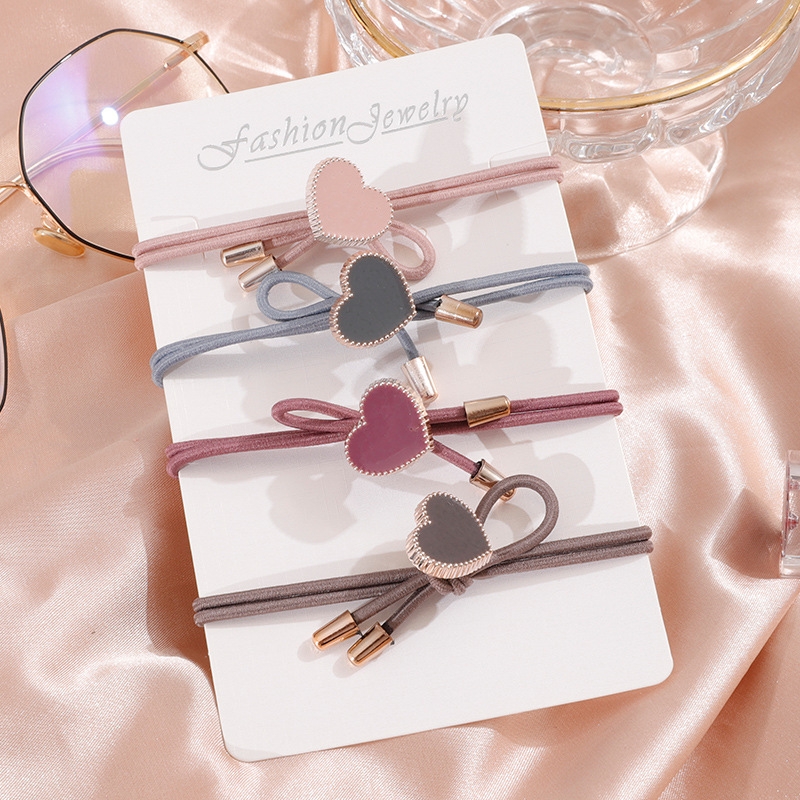 Dây Buộc Tóc Trái Tim Hàn Quốc Dễ Thương PK104