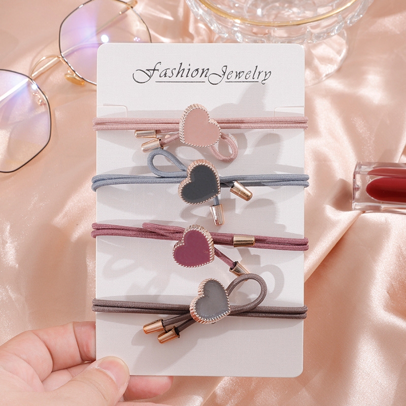 Dây Buộc Tóc Trái Tim Hàn Quốc Dễ Thương PK104