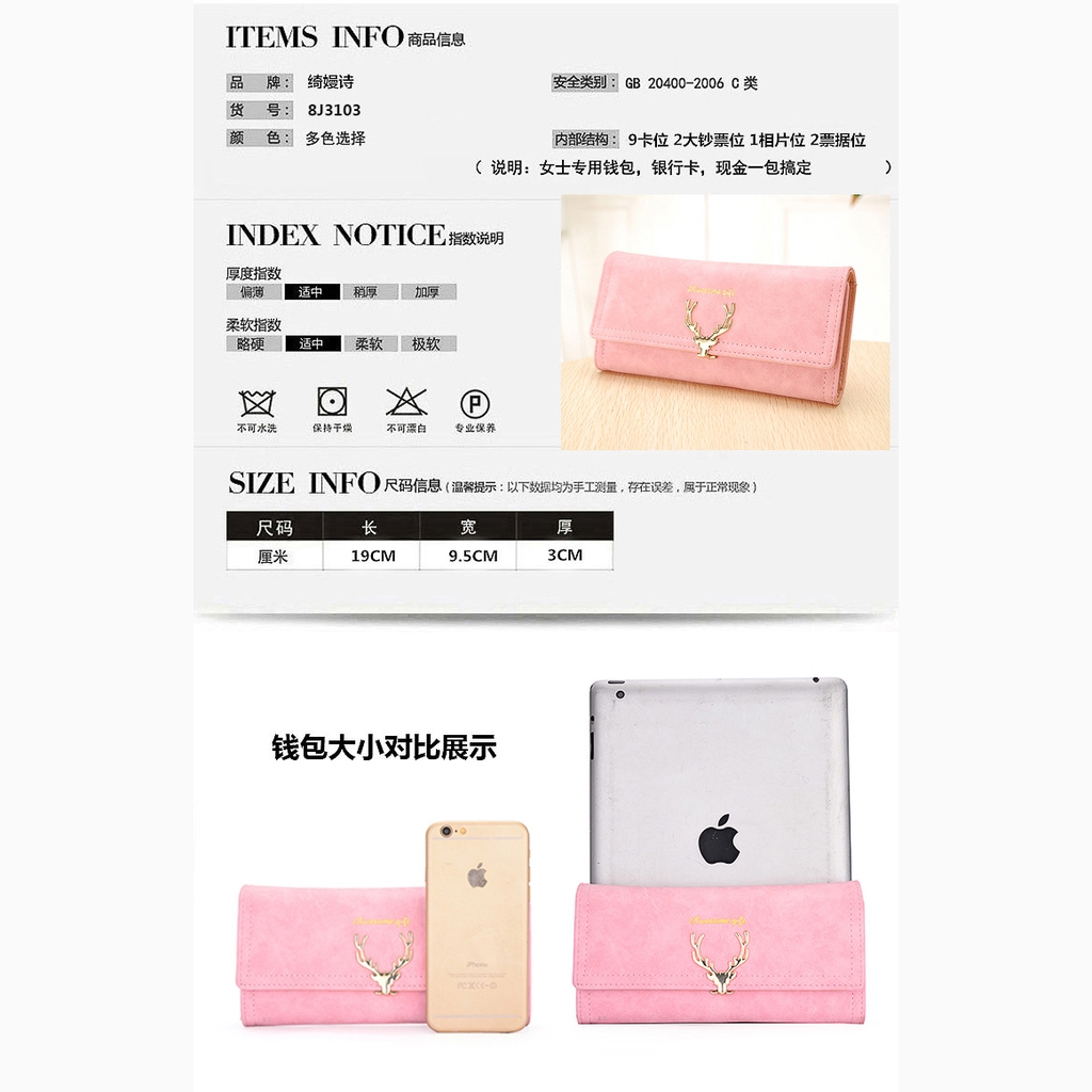 Ví Cầm Tay Nữ Dáng Dài Cao Cấp Sang Trọng Phong Cách Hàn Quốc TVNN129