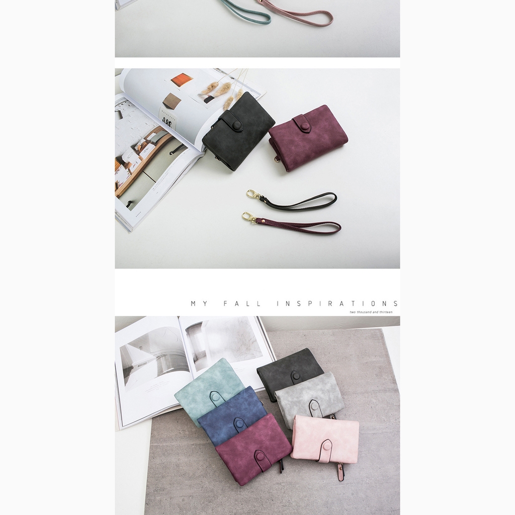 Ví Nữ Mini Ngắn Cầm Tay Cao Cấp Sang Trọng Phong Cách Hàn Quốc TVNN130