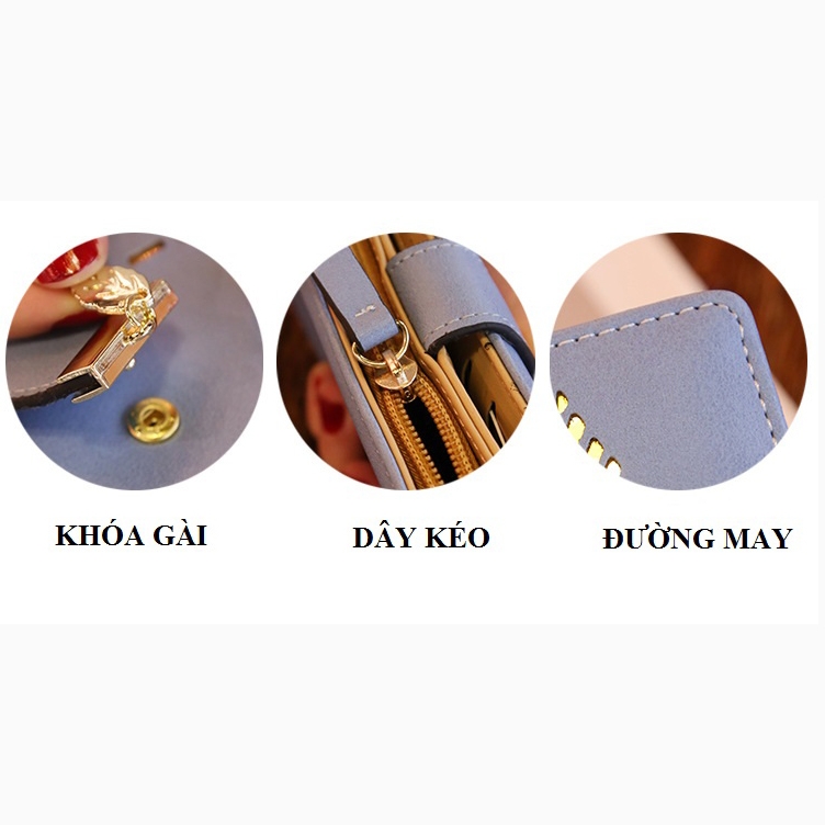 Ví Cầm Tay Nữ Dài Cao Cấp Sang Trọng Phong Cách Hàn Quốc TVNN134
