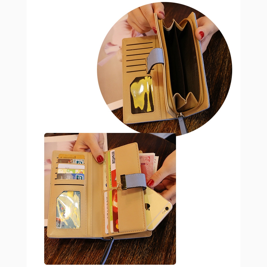 Ví Cầm Tay Nữ Dài Cao Cấp Sang Trọng Phong Cách Hàn Quốc TVNN134