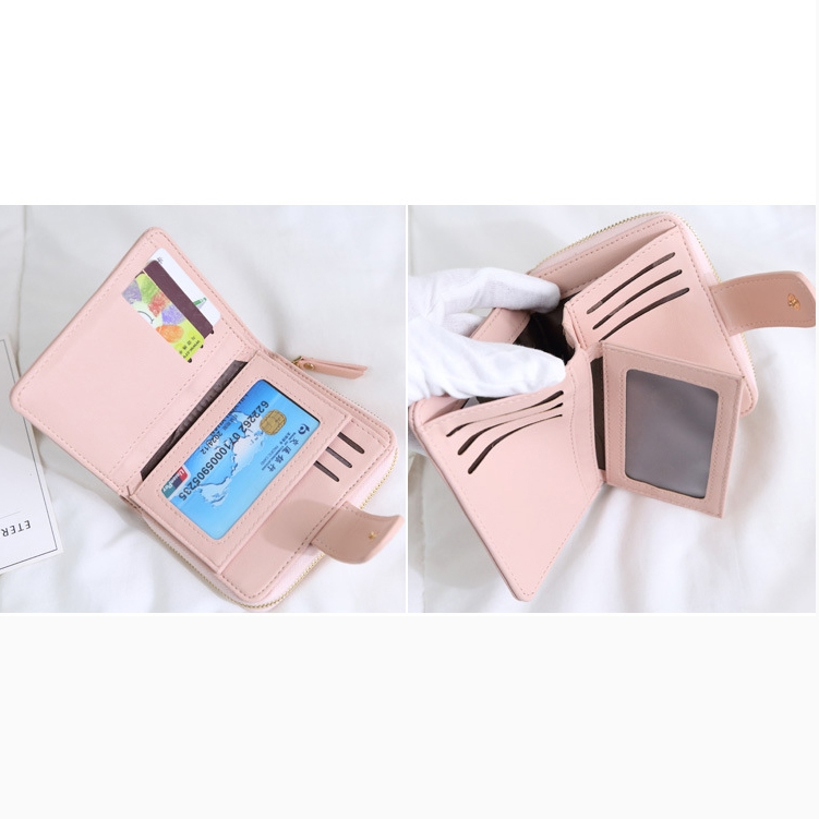 Ví Nữ Mini Ngắn Cầm Tay Cao Cấp Sang Trọng Phong Cách Hàn Quốc TVNN141