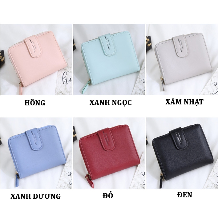 Ví Nữ Mini Ngắn Cầm Tay Cao Cấp Sang Trọng Phong Cách Hàn Quốc TVNN141
