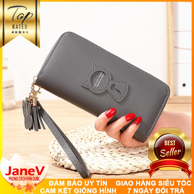 Ví Cầm Tay Nữ Dài Cao Cấp Sang Trọng Phong Cách Hàn Quốc TVNN145