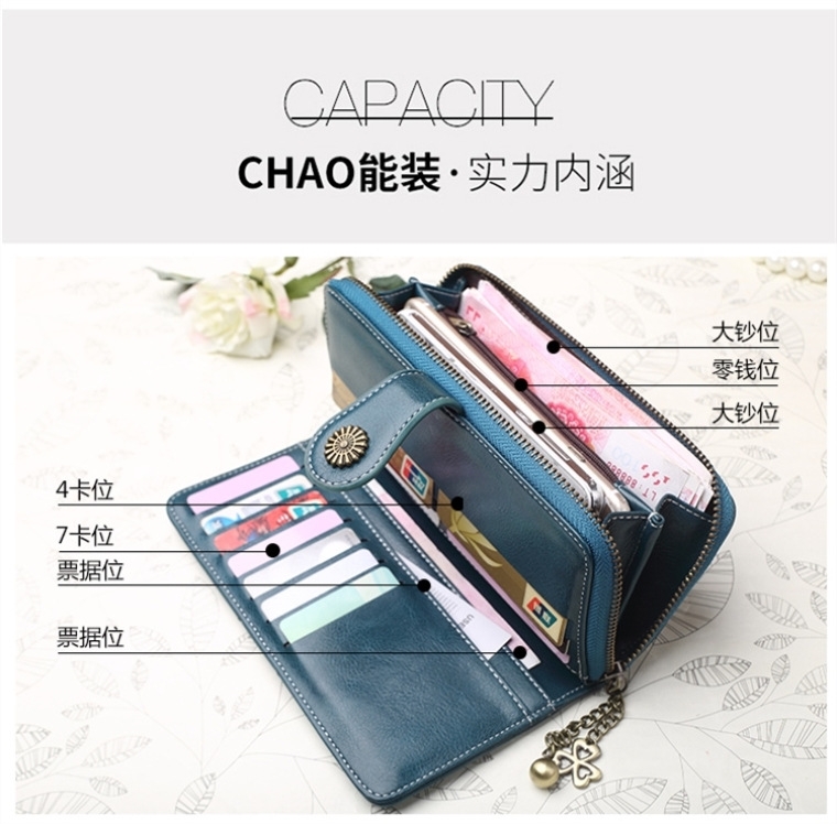 Ví Cầm Tay Nữ Dài Cao Cấp Sang Trọng Phong Cách Hàn Quốc TVNN149