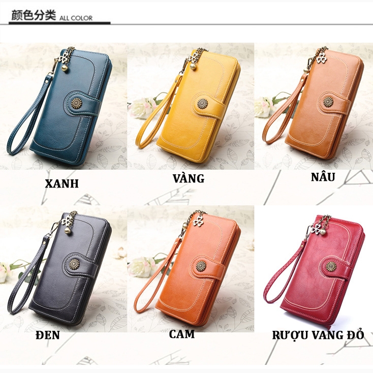 Ví Cầm Tay Nữ Dài Cao Cấp Sang Trọng Phong Cách Hàn Quốc TVNN149