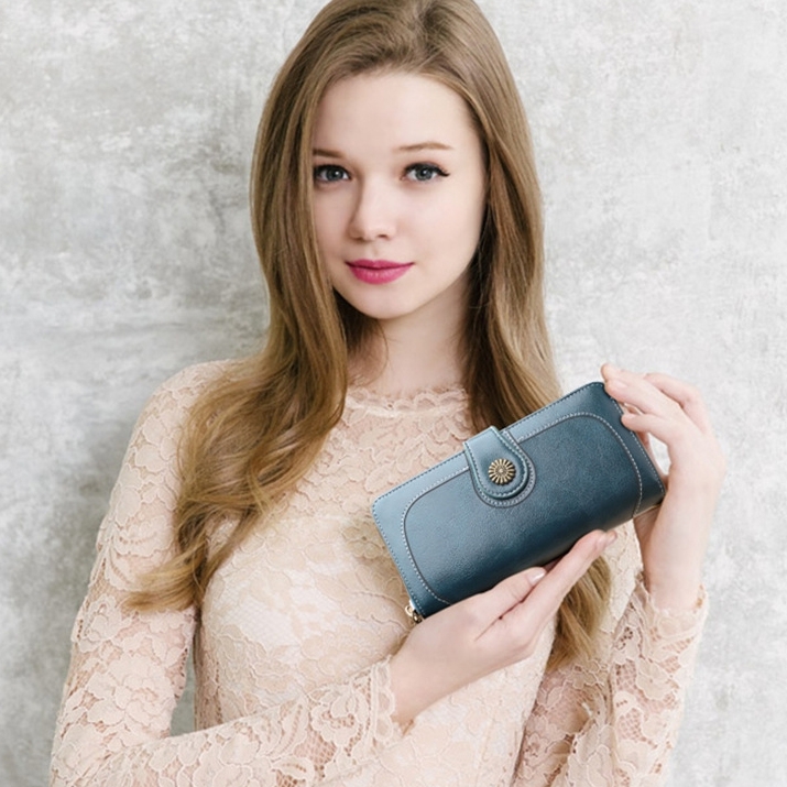 Ví Cầm Tay Nữ Dài Cao Cấp Sang Trọng Phong Cách Hàn Quốc TVNN149