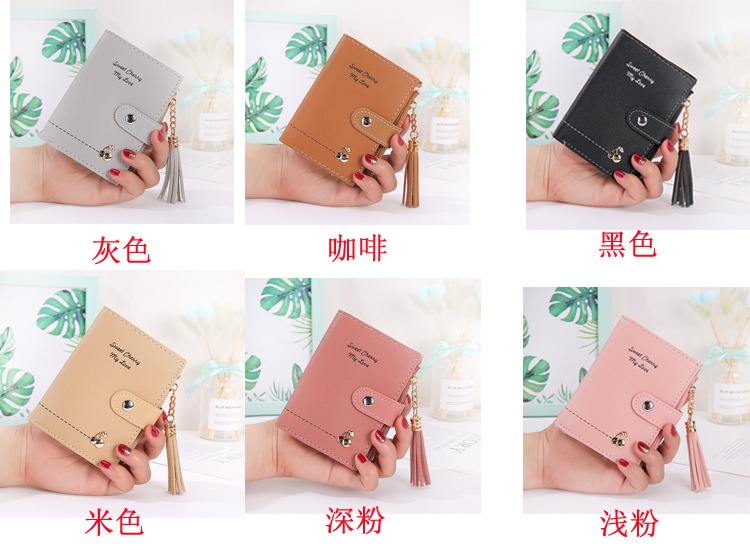 Ví Nữ Mini Ngắn Cầm Tay Phong Cách Hàn Quốc TVNN161