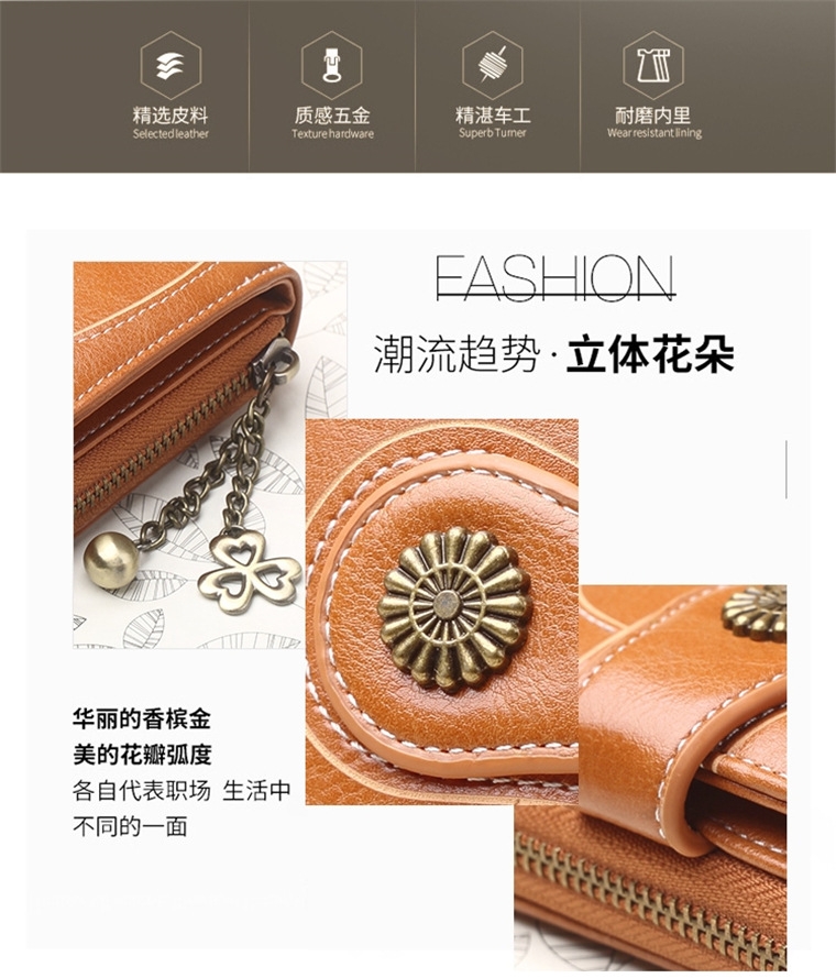 Ví Nữ Mini Ngắn Cầm Tay Cao Cấp Sang Trọng TVNN162