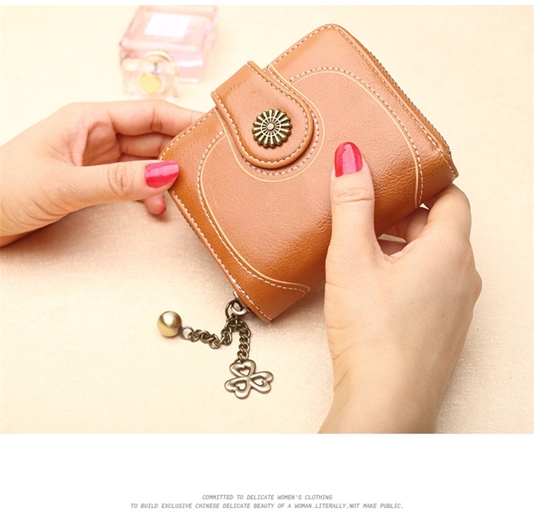 Ví Nữ Mini Ngắn Cầm Tay Cao Cấp Sang Trọng TVNN162