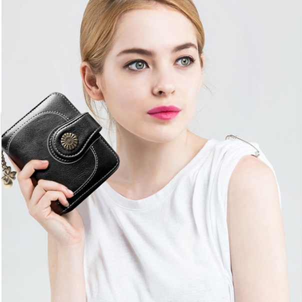 Ví Nữ Mini Ngắn Cầm Tay Cao Cấp Sang Trọng TVNN162