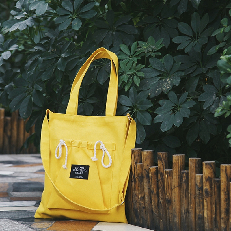 Túi Vải Tote Living Dây Rút Cao Cấp Thời Trang Hàn Quốc TVNN204