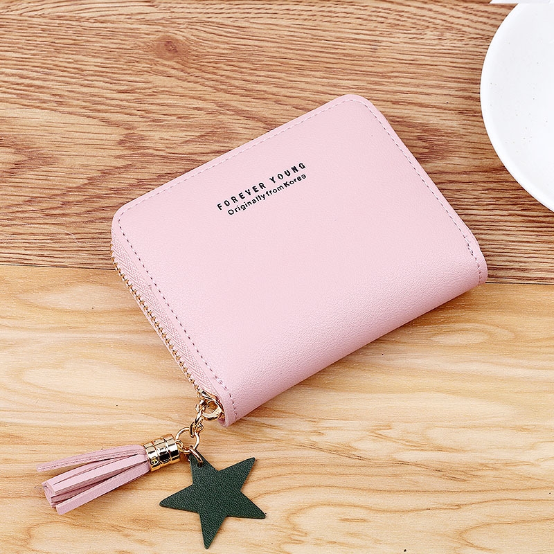 Ví Nữ Mini Ngắn Cầm Tay Dễ Thương Nữ Tính Hàn Quốc TVNN213