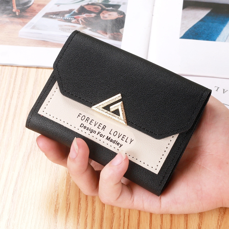 Ví Nữ Mini Ngắn Cầm Tay Dễ Thương Nữ Tính Hàn Quốc TVNN217