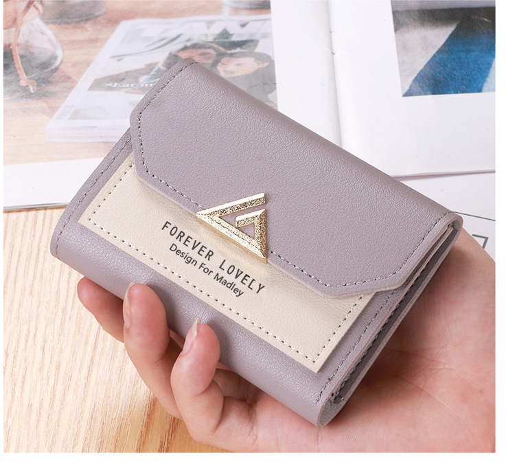 Ví Nữ Mini Ngắn Cầm Tay Dễ Thương Nữ Tính Hàn Quốc TVNN217