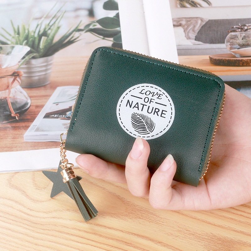 Ví Nữ Mini Ngắn Cầm Tay Dễ Thương Nữ Tính Hàn Quốc TVNN218