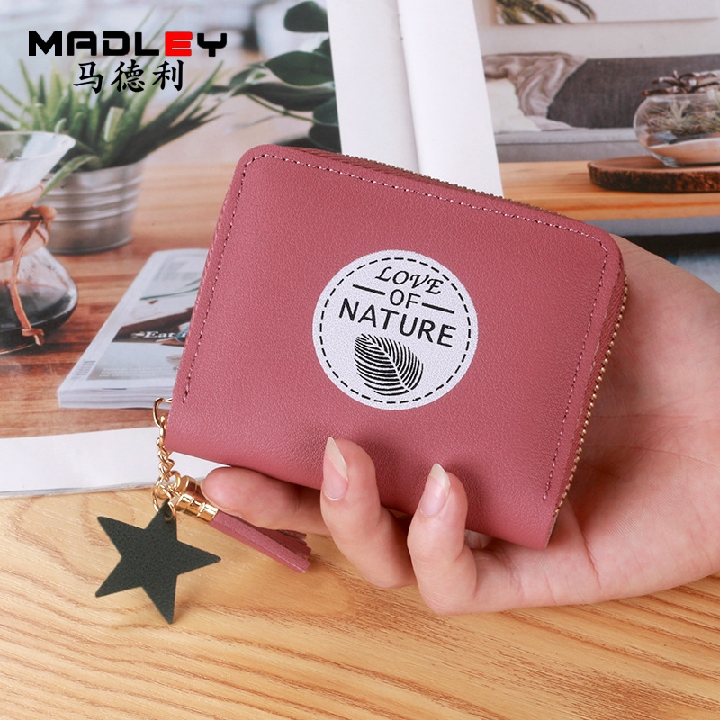 Ví Nữ Mini Ngắn Cầm Tay Dễ Thương Nữ Tính Hàn Quốc TVNN218