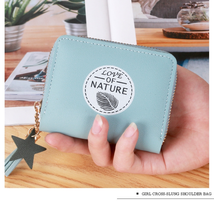 Ví Nữ Mini Ngắn Cầm Tay Dễ Thương Nữ Tính Hàn Quốc TVNN218